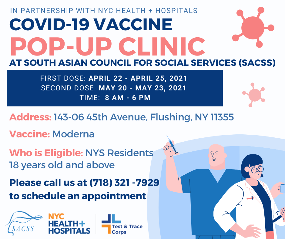 Covid-19 Vaccine Pop-Up Clinic at SACSS
