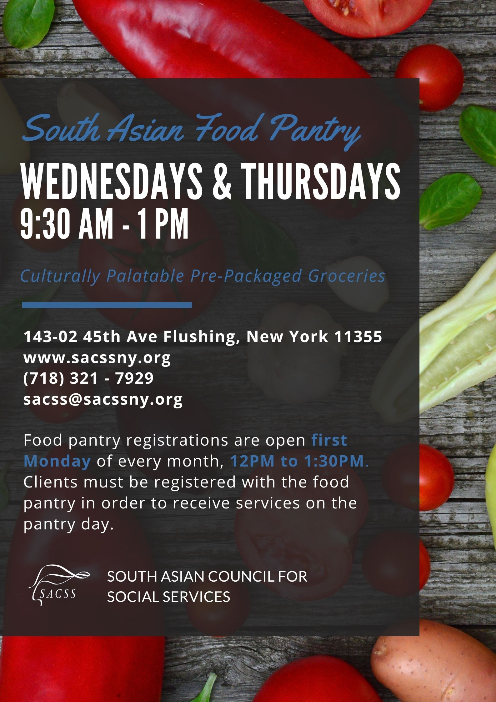 South Asian Food Pantry Flyer