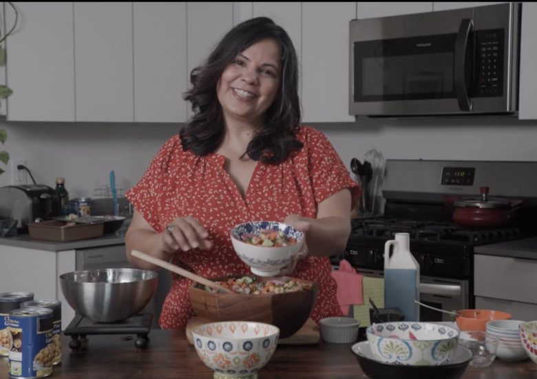 Watch Chef Surbhi Sahni Cooking Chickpea Salad