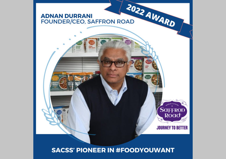 SACSS 2022 Gala Honoree: Pioneer in #FOODYOUWANT Awardee Adnan Durrani