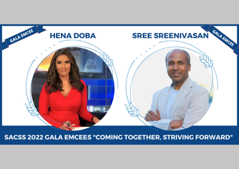 Digital Media Superstars Sree Sreenivasan and Hena Doba To Co-Emcee SACSS’ Gala