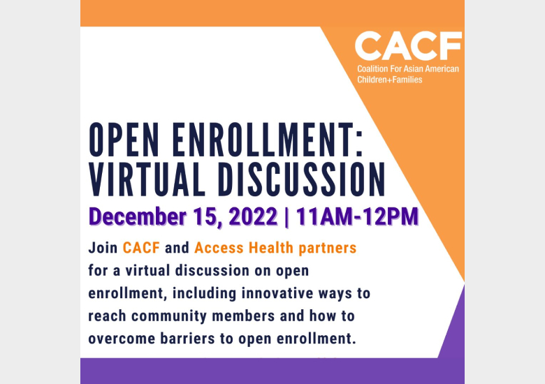 SACSS Participates In Virtual Discussion On Open Enrollment