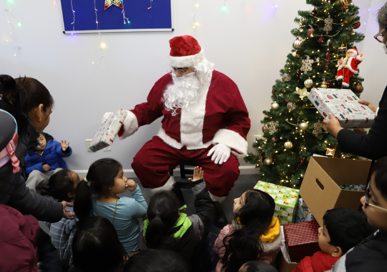 SACSS Brings Holiday Cheer and Gifts to Children in the Flushing Community 