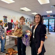 Jayne Bentzen, co-founder of Benedict Silverman Foundation, visits SACSS
