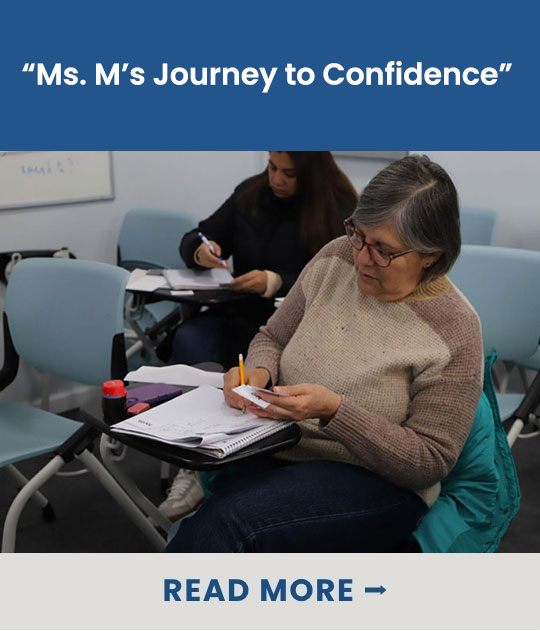Ms. M’s Journey to Confidence