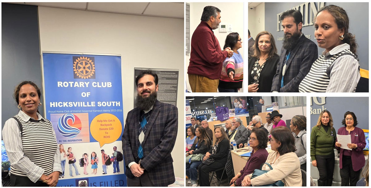 Rotary Club of Hicksville South Donates Blankets to SACSS