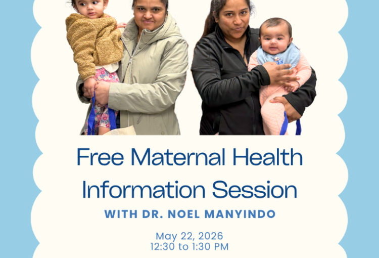 Maternal Health Information Session 2026
