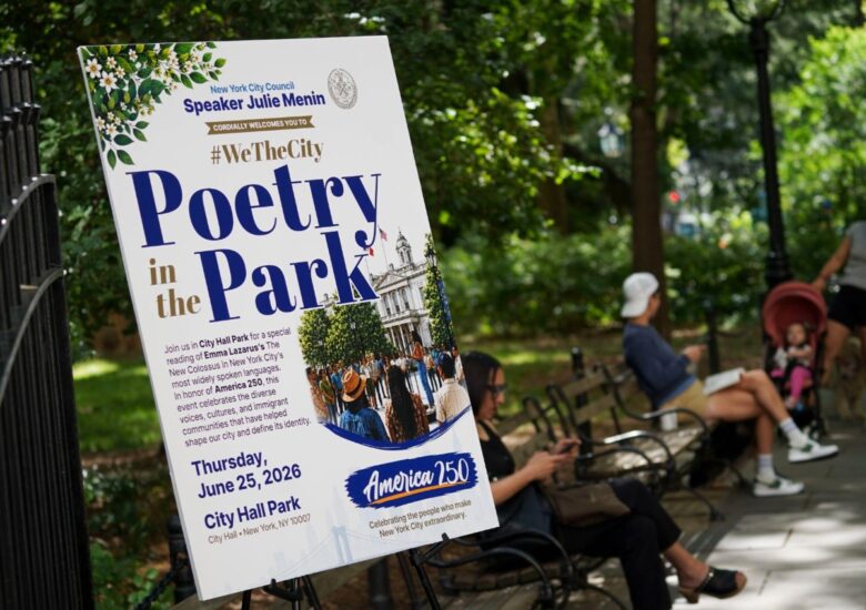 SACSS Joins NYC Council’s “We The City: Poetry in the Park” to Celebrate America’s 250th Anniversary