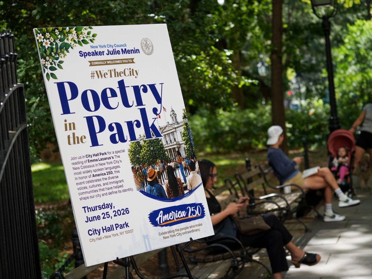 SACSS Joins NYC Council’s “We The City: Poetry in the Park” to Celebrate America’s 250th Anniversary