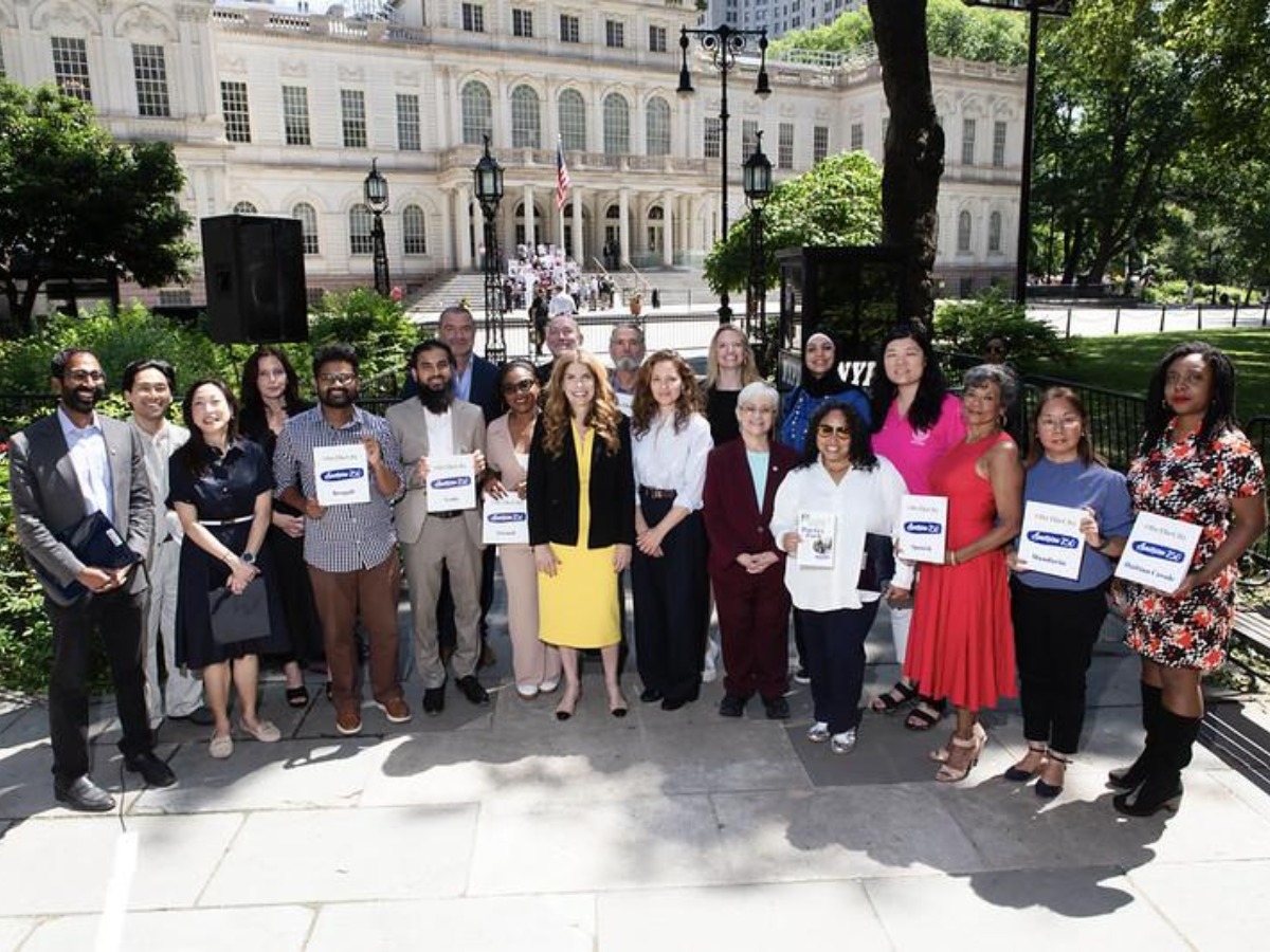 
SACSS Joins NYC Council's We The City Poetry in the Park to Celebrate America's 250th Anniversary