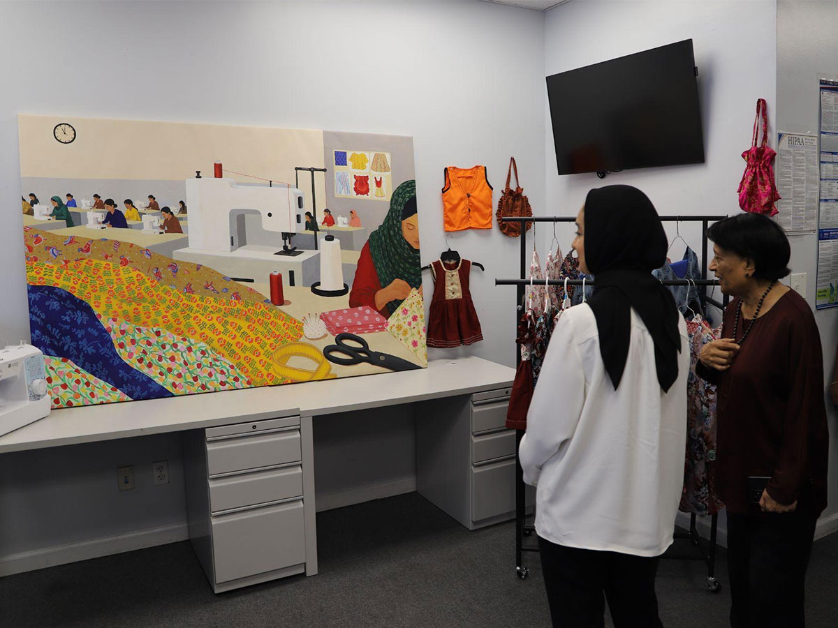 Vaidehi Kinkhabwala paints Stitch with SACSS